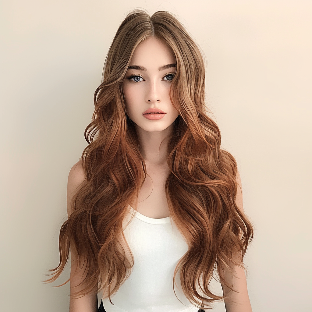 Layered Wavy Hair