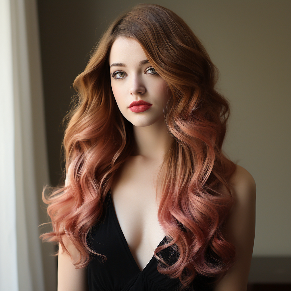 Side-Part Ombre Wig